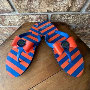 Florida Gators Sandals Ladies Size Medium Blue & Orange Excellent Condition!